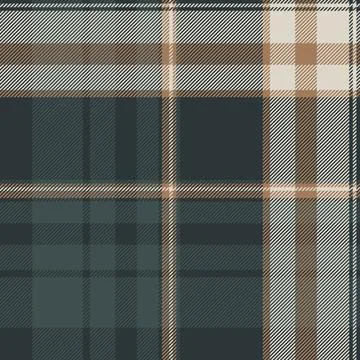 Lady fabric background seamless, net check vector plaid. Fuzzy tartan patte.. Stock Illustration
