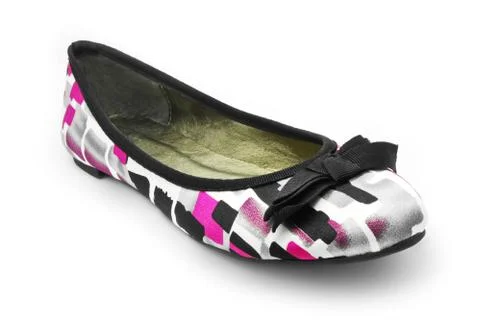 Lady flat shoe Stock Photos