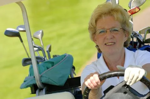 Lady Golfer Stock Photos