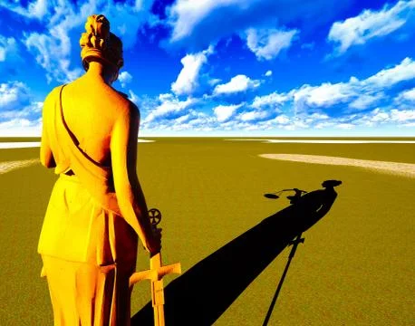 Lady Justice Stock Illustration
