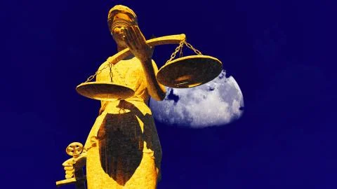 Lady Justice Stock Illustration