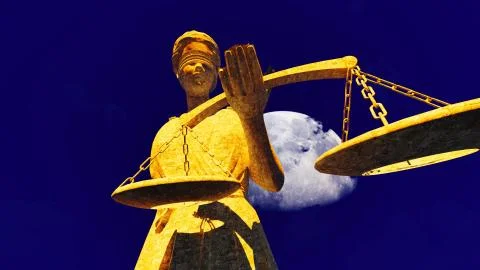 Lady Justice Stock Illustration