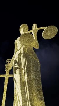 Lady Justice Illustrazione stock