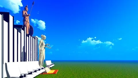 Lady Justice Stock-Illustration
