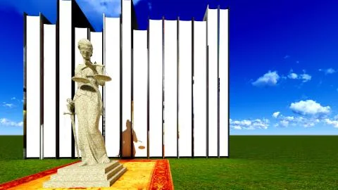 Lady Justice 스톡 일러스트