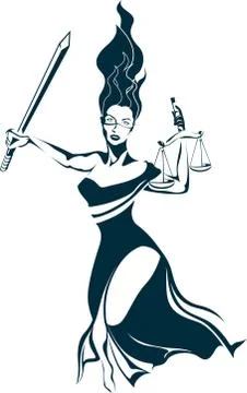 Lady Justice Stockillustratie