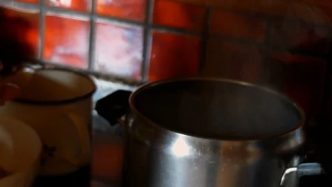 Lady prepares the dough for the typical Tyrolean dumplings Stock Footage 95187820