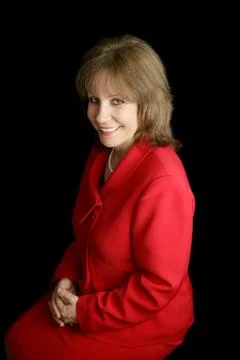 Lady In Red - Friendly Stock Photos