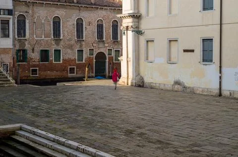 Lady In Red Stock Photos