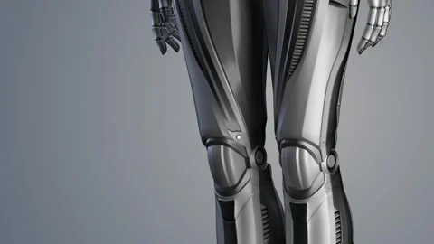 LADY ROBOT UP-DOWN Stock Footage 253021299