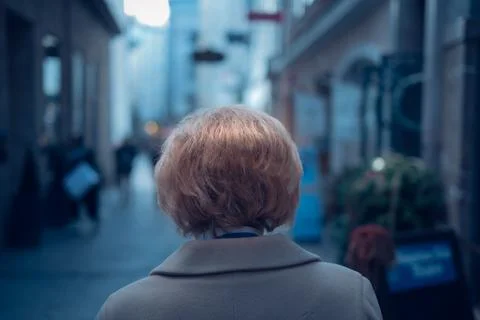 Lady seen from behind Stock Photos