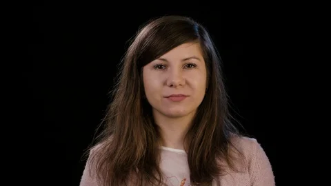 A Lady Showing Boredom Stock Footage 86623257