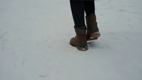 Lady strolling outdoors Stock Footage 221605087