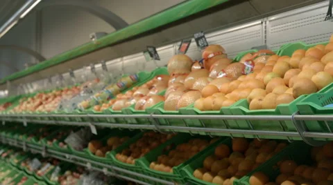 Lady in a supermarket Stock Footage 67981335