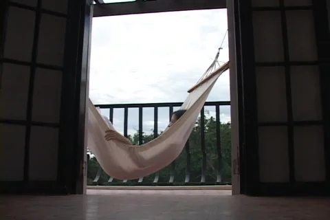 Lady at swing Stock Footage 146787