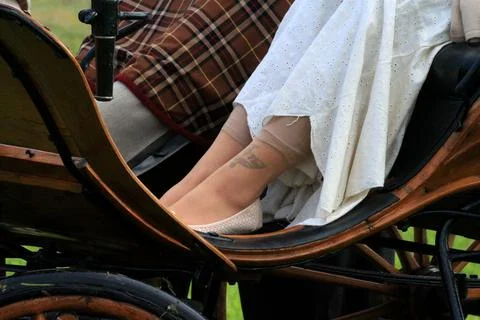 Lady with tattoo Stock Photos