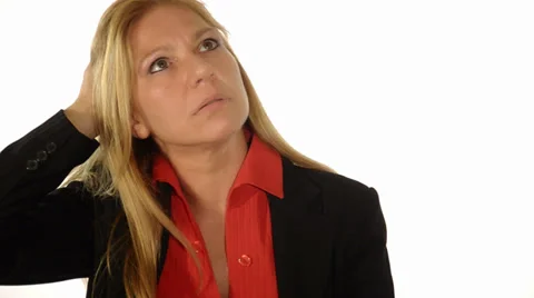 Lady in trouble Stock-Footage 29950959