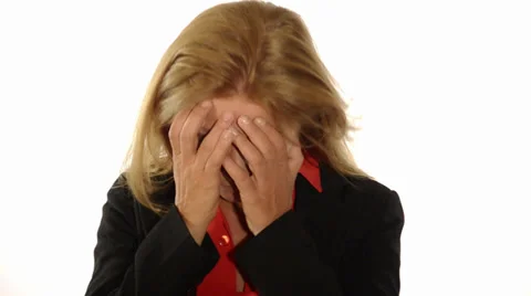 Lady in trouble Video stock 29953333