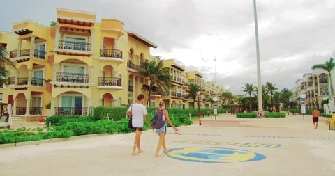 Lady on Vacation Stock Footage 90360517