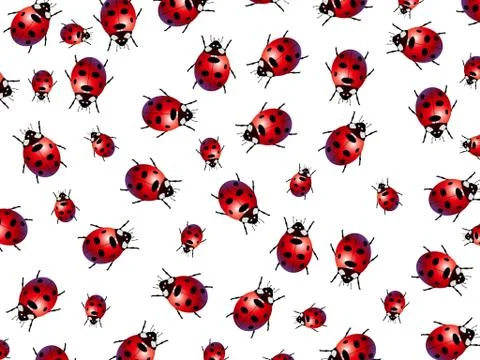 Ladybirds Stock Illustration