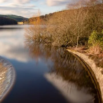Ladybower Plug Hole Overflow Square Stock Photos