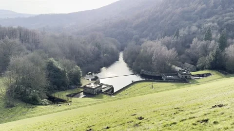 Ladybower Reservior Stock Footage 300959718