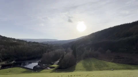 Ladybower Reservior Stock Footage 300959746