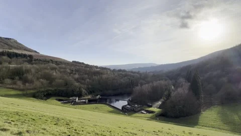Ladybower Reservior Stock Footage 300959749