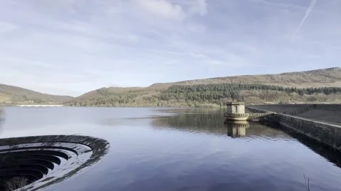 Ladybower Reservior Stock Footage 300959754