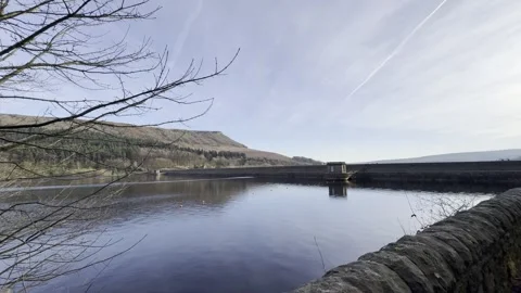 Ladybower Reservior Stock Footage 300959767