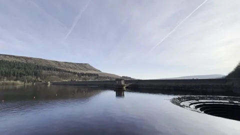 Ladybower Reservior Stock Footage 300959770