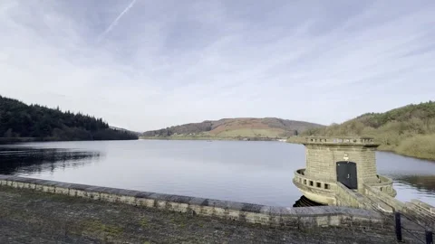 Ladybower Reservior Stock Footage 300959787