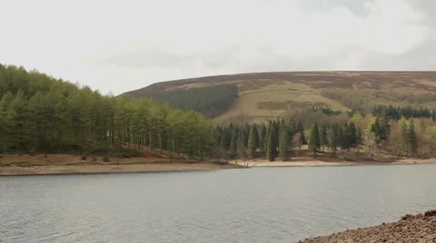 Ladybower reservoir Stock Footage
