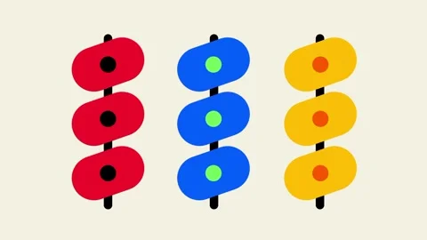 Ladybug Bead Column Trio Stock Footage 346803458