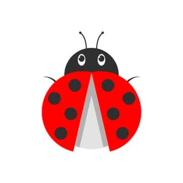 Ladybug icon. Vector illustration. Stock Illustration