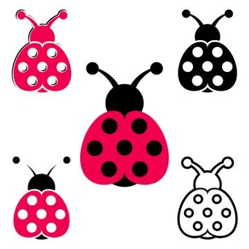 Ladybug Illustrazione stock
