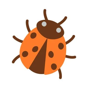 Ladybug. Insect. Stock Illustration
