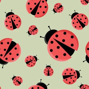 Ladybug pat Stock Illustration
