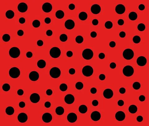 Ladybug pattern. Seamless vector. Stock Illustration
