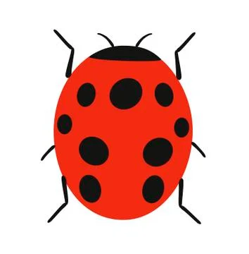Ladybug vector illustration Stock Illustration
