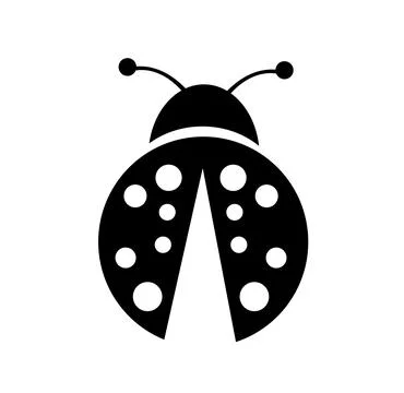 Ladybug vector illustration on white Stock Illustration