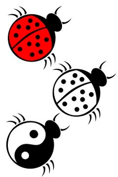 Ladybugs Stock Illustration