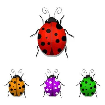 Ladybugs Stock Illustration