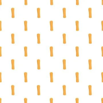 Ladyfinger biscuits pattern for sweet dessert recipes Stock Illustration