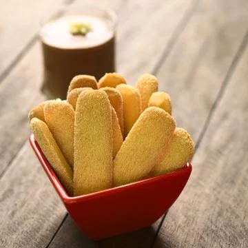 Ladyfinger biscuits Stock Photos