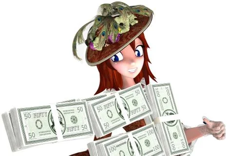 Lady's ambition 스톡 일러스트