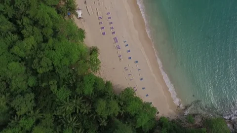 Laem beach from above 動画素材 83772763