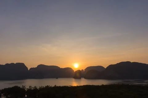 Laemsak Sunset Stock Photos