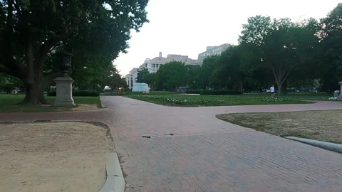 Lafayette Square Washington, DC Video stock 156627789