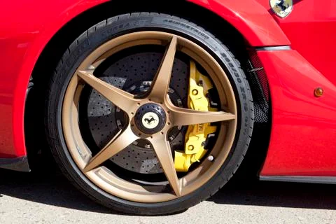 Laferrari wheel Stock Photos